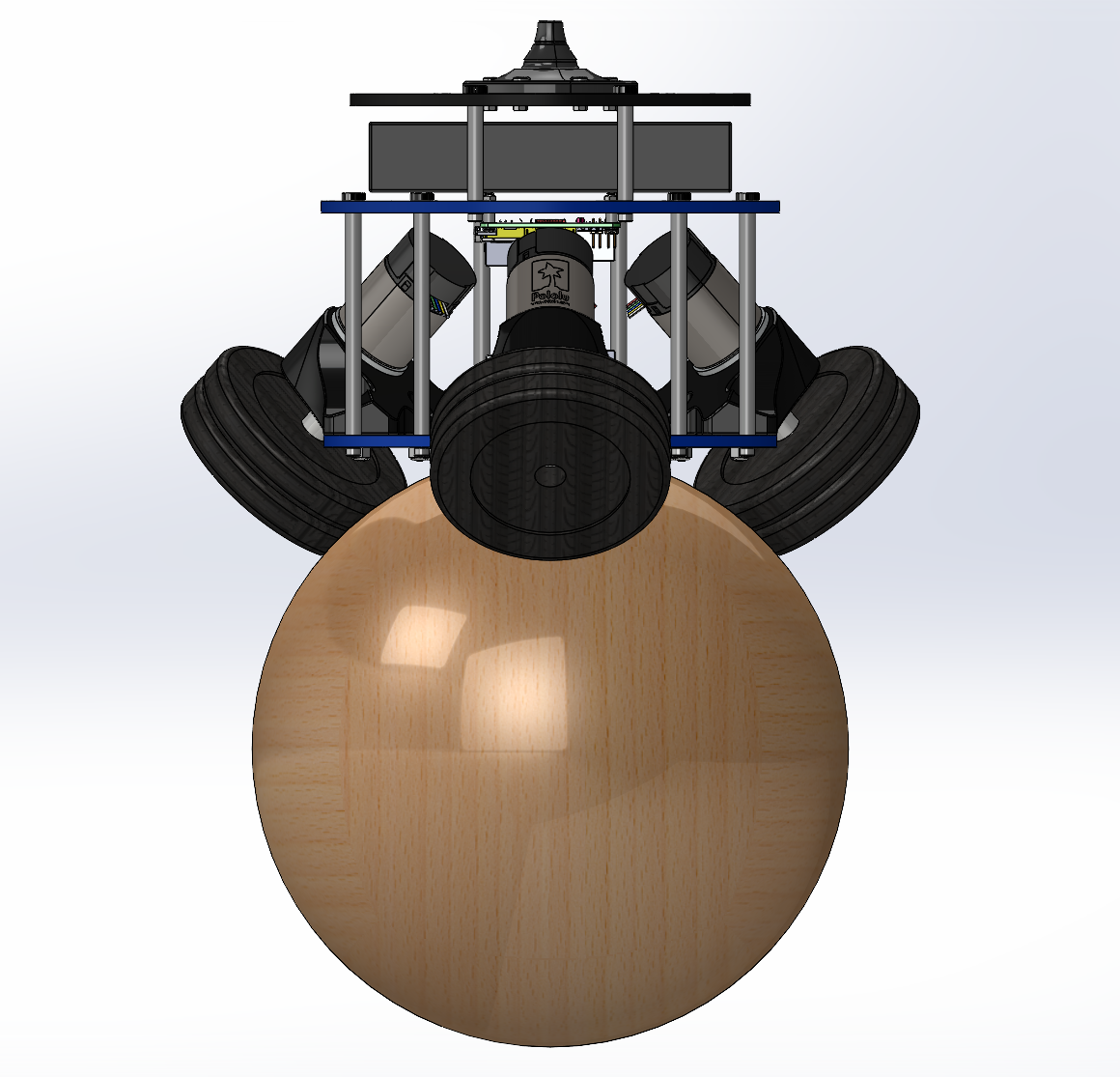 BallBot front view
